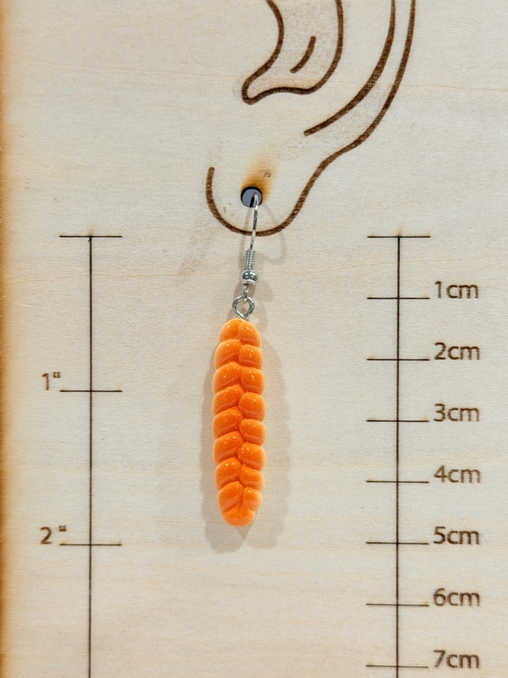 Cute Bread Loaf Earrings • Kawaii Fun Food Jewelry